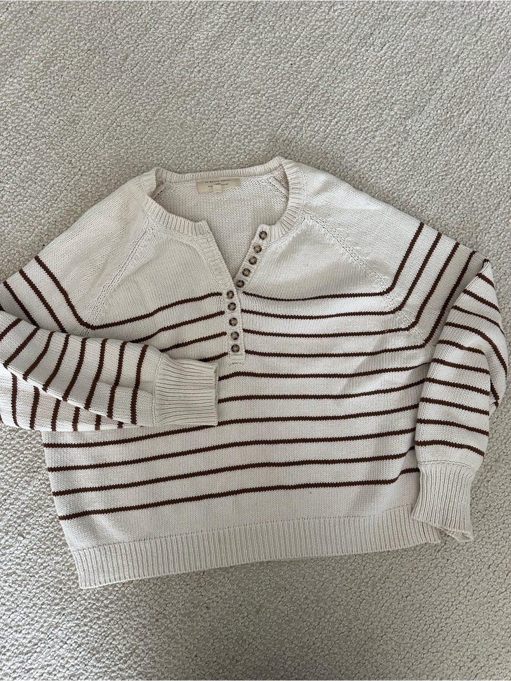 SEZANE LEOTINE JUMPER | XS CAMEL ECRU